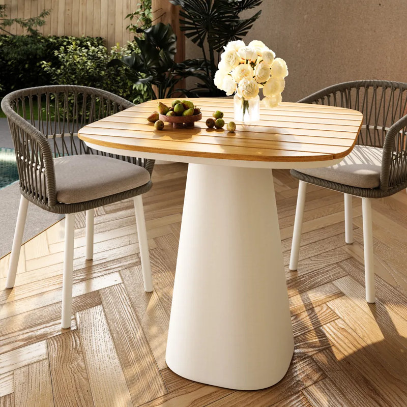 Table de salle à manger d'extérieur 35 po