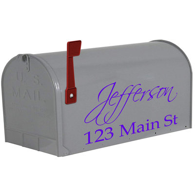 Housse de boîte aux lettres personnalisée autocollant