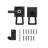 Self Locking Gate Latch, Heavy Duty Double Side Gate Latches Black for Outdoor Fence, Wooden Gates