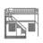 Loft Bed With Two Chest Of Drawers, Desk And Light Strip-244146433-244146439