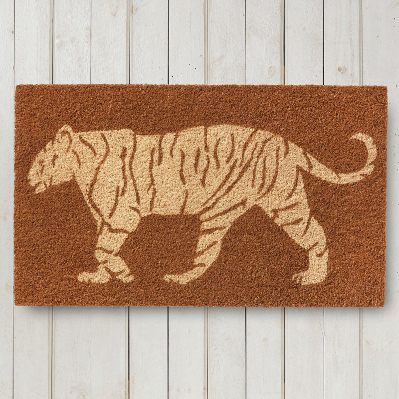 Tiger Doormat 18x30