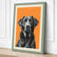 Dog in Warmth Modern - Wrapped Canvas-312351074-312351078