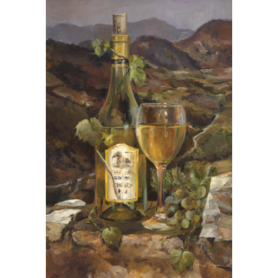 «Tuscan Valley» blanc sur toile
