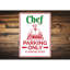Plaque en aluminium Chef-845255221