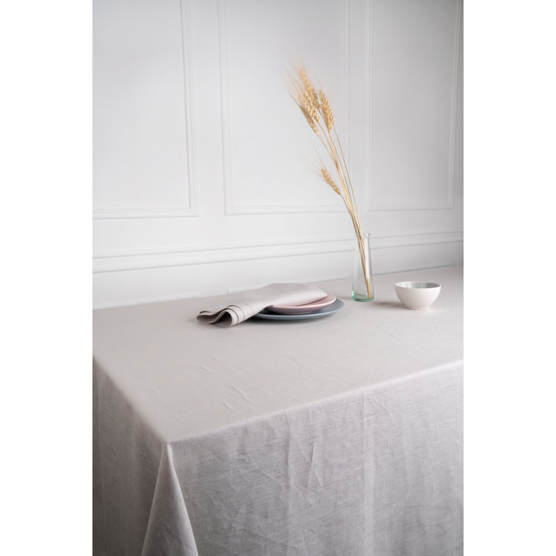 Nappe D'Moksha Homes, L 90 po x l 60 po, Gris argenté