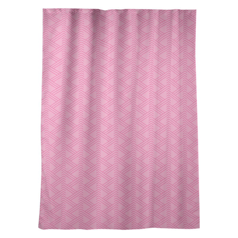 Jordao Room Darkening Curtain Single Panel, Pink