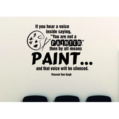 Text & Numbers Non-Wall Damaging Wall Decal