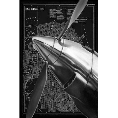 Vintage Plane II - Wrapped Canvas Art Prints
