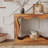 63" Farmhouse Console Table with 2-Tier Storage, Narrow Entryway and Sofa Table, Rustic Brown Wood Accent Table-1196096506