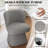 Upholstered Swivel Dining Chair-1947745945