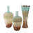 Capri Stripe Flared Glass Vase- Large-2142331373