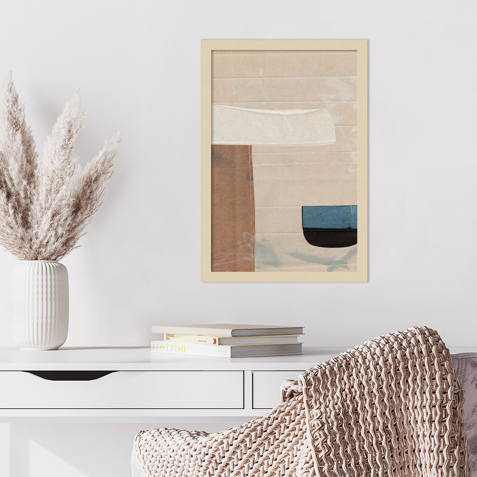 Cleve "Sauna Serenity" Print by Dan Hobday, Brown, 21" H x 15" W