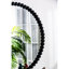 Miroir mural avec cadre en métal perlé, ajoute de la texture au miroir de chambre à coucher à cadre rond 32 po, doux
