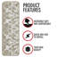 Tapis d'escalier 9 x 28 po antidérapants (ensemble de 13)-1345495585