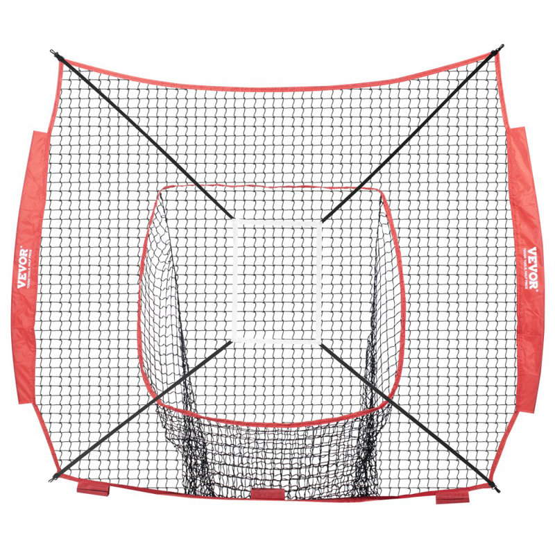 Filet d'entraînement de baseball 7 pi x 7 pi, sans le cadre