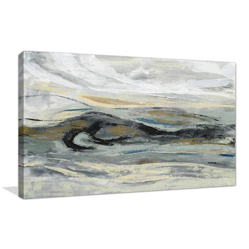 " Estuary ", 24" H x 40" W x 1.5" D, Wrapped Canvas