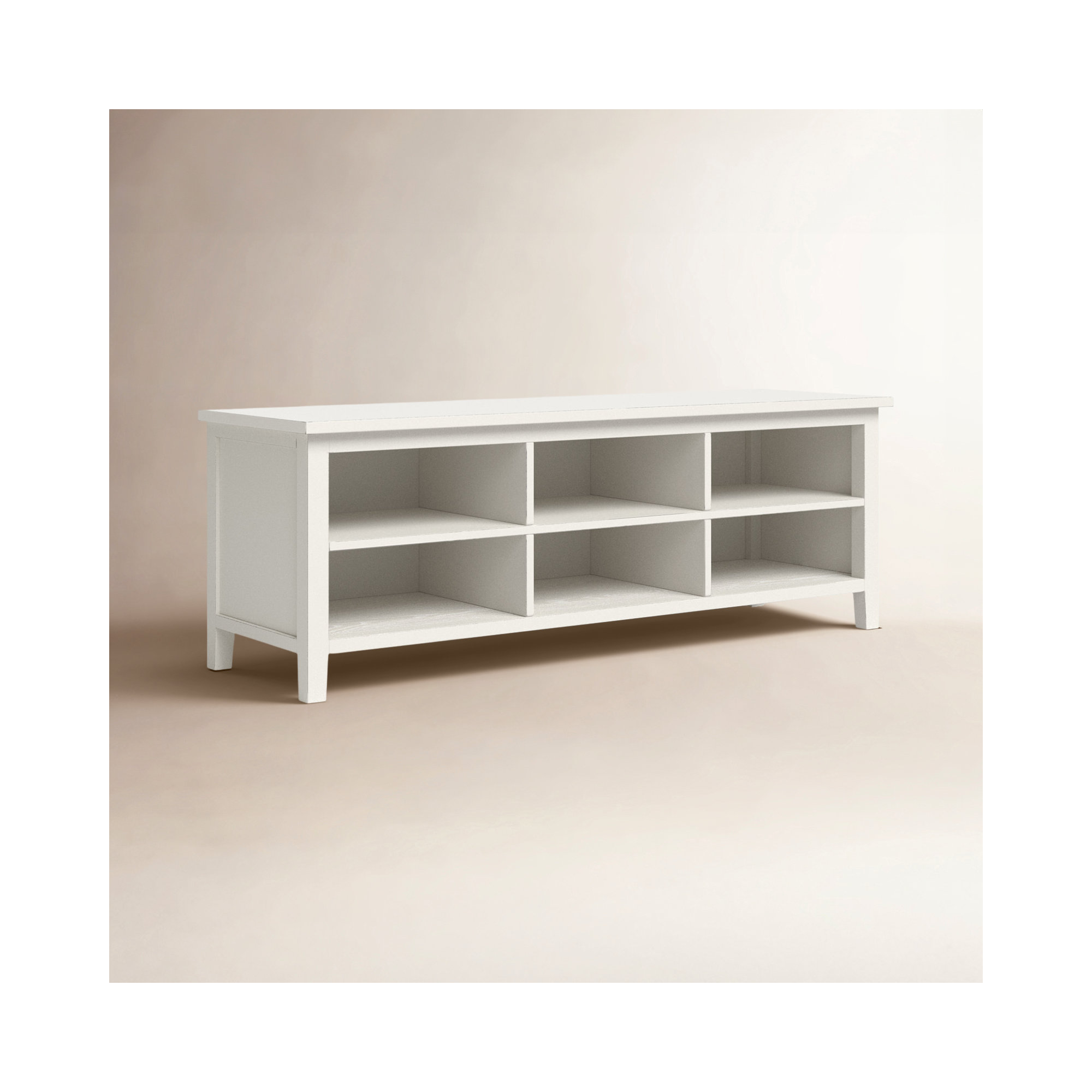 Arrisson Wide Bookcase, White