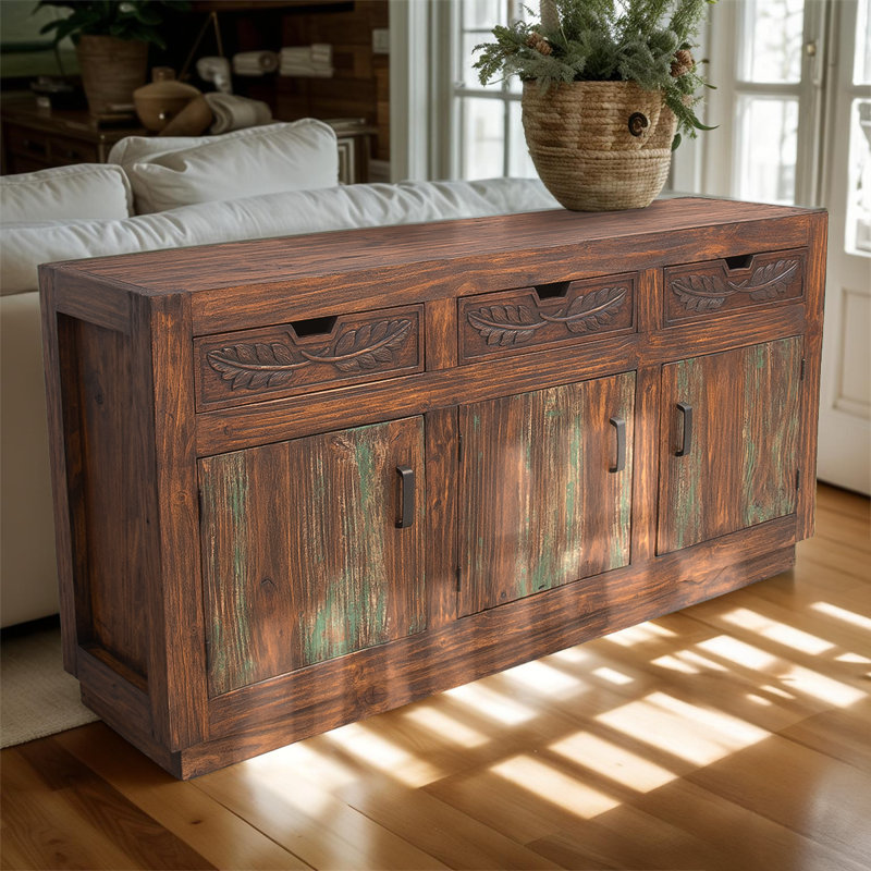Buffet en bois massif 72 po Gladdings