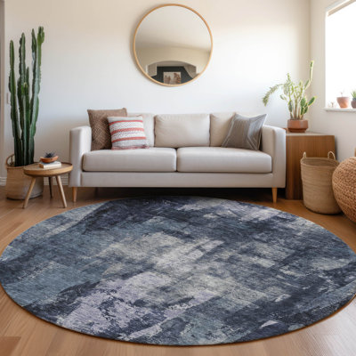 Tapis intérieur / extérieur bleu Solayne 