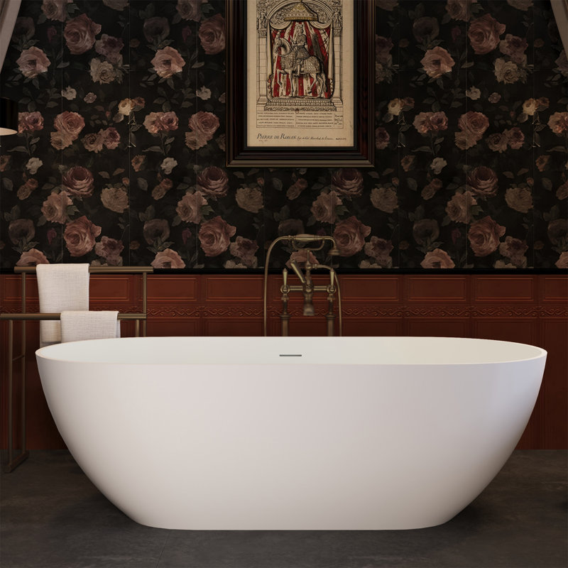 Baignoire autoportante 69 po 69 po