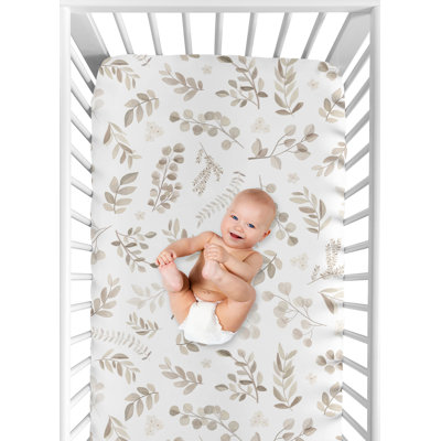 Leaf Fitted Crib Sheet