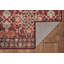 Tapis grenat lavable et ivoire tissé à la machine Ducote-1907021327