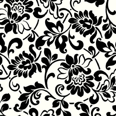 Roll Heritage, Black and White Sticky Back Plastic Film