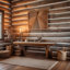 Banc en bois massif
