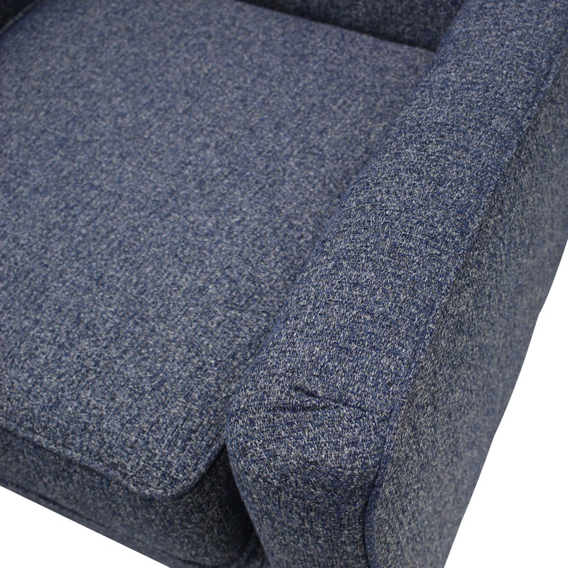 Fauteuil en polyester 71,12 cm de large Feurstein, Terrasse bleu marine