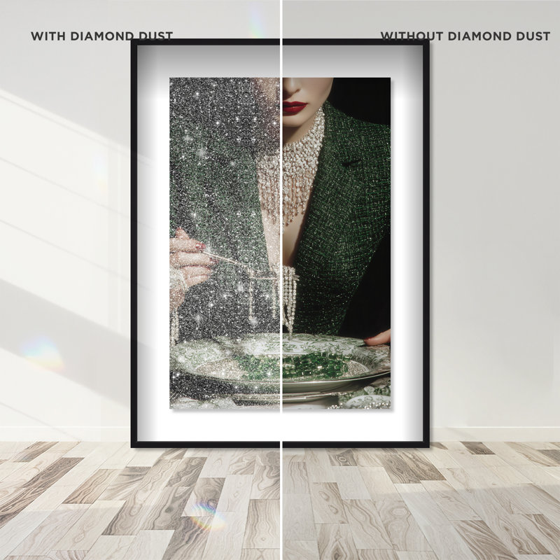 Forest Feast Print by Oliver Gal, 31.5"H x 21.5"W, Black Shadowbox