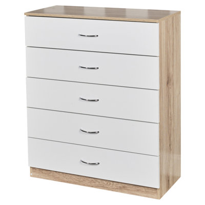 Keever 75 cm W Chest of 5 Drawers