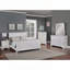 CurvedPanel Bed with Wood Headboard and Footboard-1303251506-1303251508