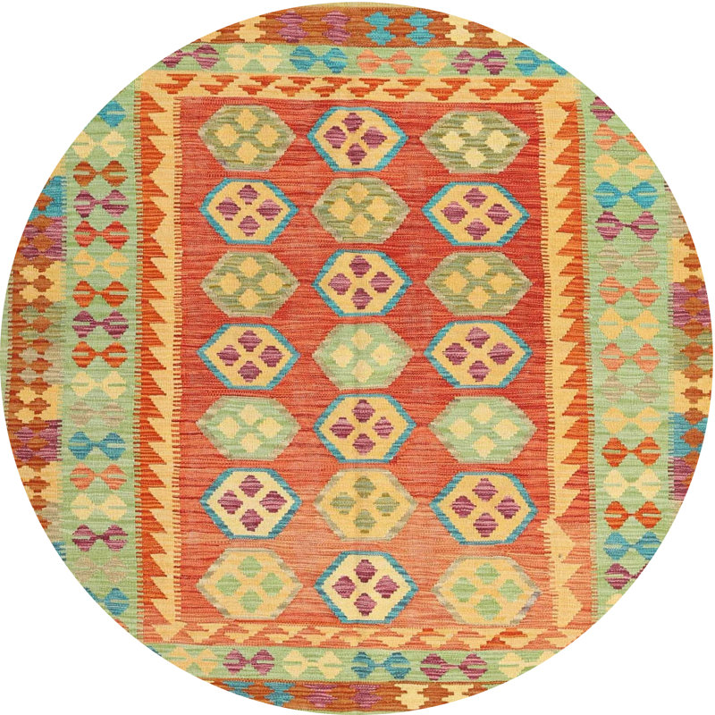 Gibsonville Oriental Indoor Rug, Round 4'