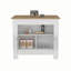 Versatile Kitchen Island with Efficient Storage and Enhanced Functionality