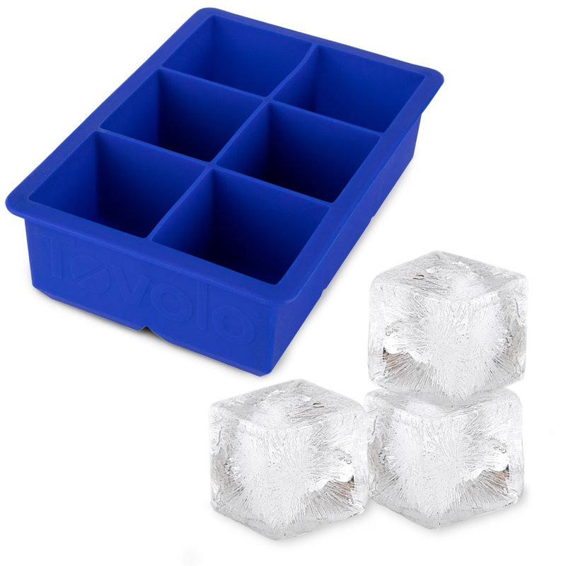 King Cube Cocktail Ice Tray, Blue