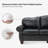 Damore 81'' Wide Genuine Leather Sofa-70585318