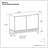 42 inch Wide Solid Wood 2 Door Sideboard Buffet