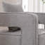 Fauteuil demi-tonneau pivotant de 29 pouces de largeur-1389143378