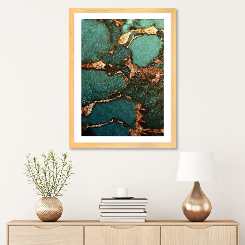 «Emerald» - reproduction d'art, H 24 po x l 16 po x P 1 po, Papier bois naturel