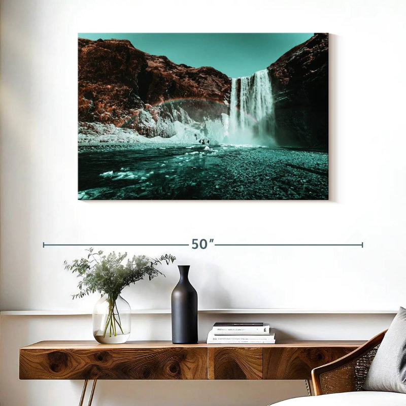 Ravi Waterfall Rainbow Retro Pop, 26" H x 39" W