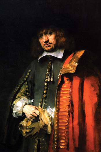 «Portrait of Jan Six» par Rembrandt Van Rijn, reproduction d'art