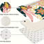 Ensemble de 2 tapis de cuisine à motif floral tropical