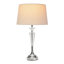 Wauregan 55cm Crystal Glass Chrome Table Lamp-106542952