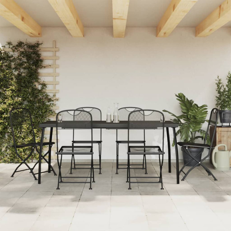 Vertis 4 - Person Patio Dining Set with, 65" L x 31.5" W x 28.3" H, 6