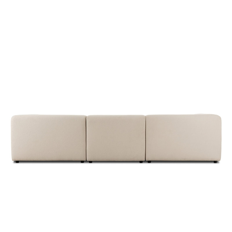 Lawndale Chaise Sectional, Right Hand Facing, Fayette Cloud Polyester Blend