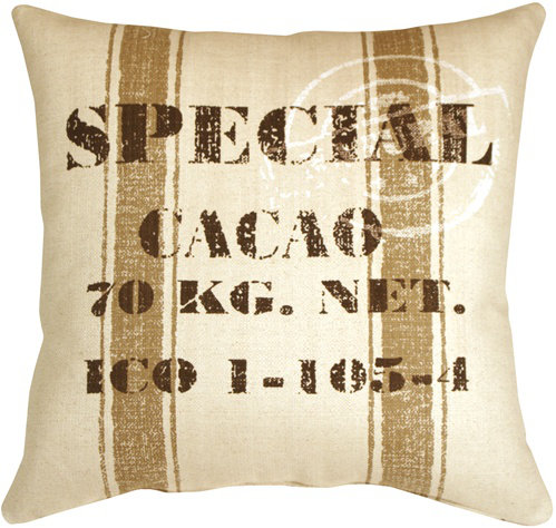 Cacao Bean Throw Pillow Pillow Decor 