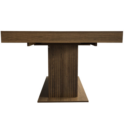 Extendable Storage Dining Tables (table only, no chairs, complete with top and legs), Wood Modern Kitchen
