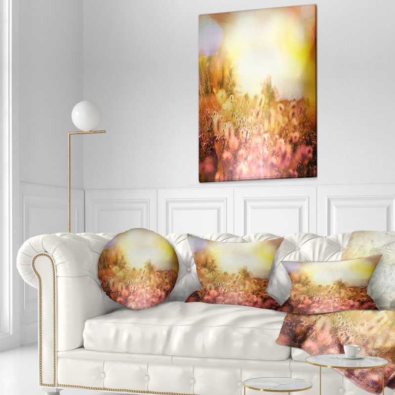 Coussin Scenic Meadow Over Mountains