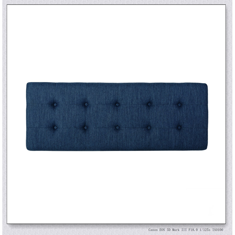 Navy  Ottoman Simple design, comfortable and durable, multi-functional bench