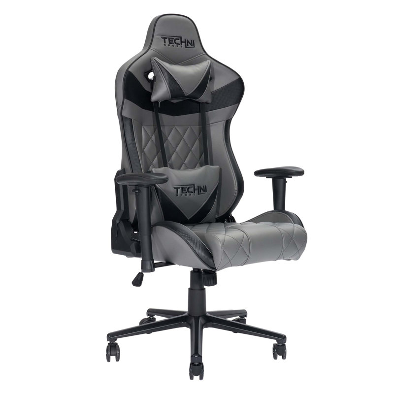 Fauteuil de jeu ergonomique Sport XL, gris